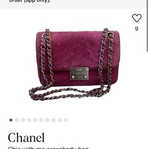 Chanel Magenta Crossbody Bag